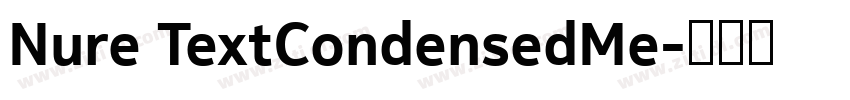 Nure TextCondensedMe字体转换